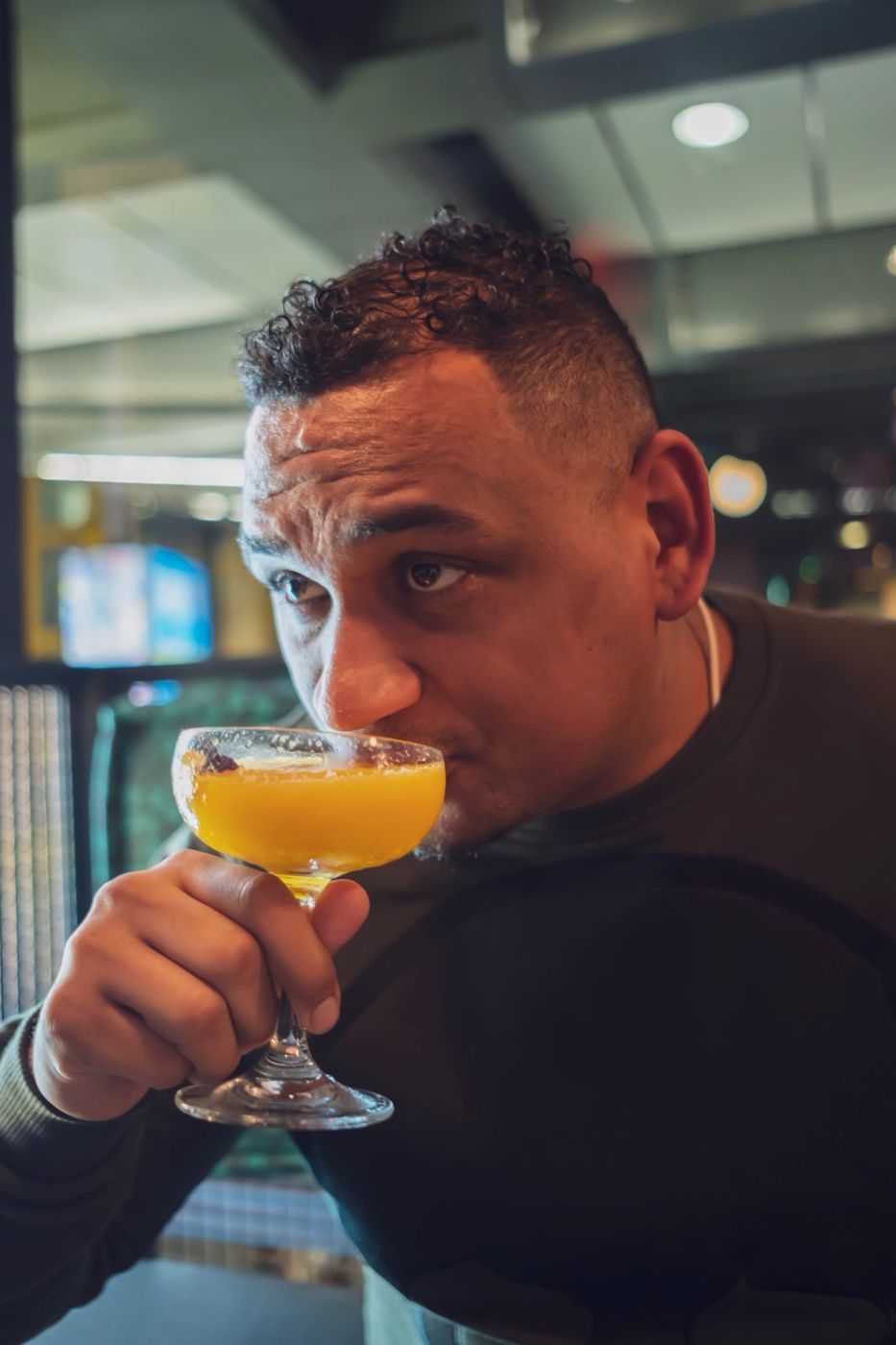 Shayne Williams at the table